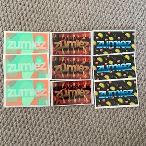 9 Pack of Zumiez stickers